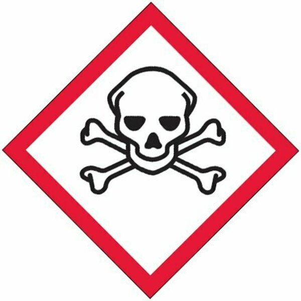 Bsc Preferred 1 x 1'' Pictogram - Skull and Crossbones Labels DL4148